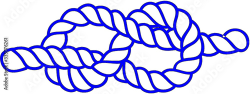 Морской узел из каната