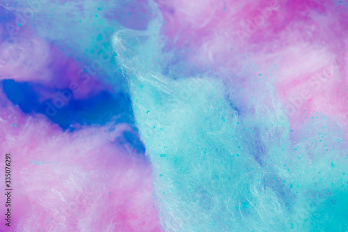 Cotton candy, macro, trendy colors of the year