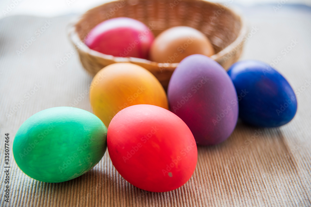 colorful easter eggs colorful easter eggs