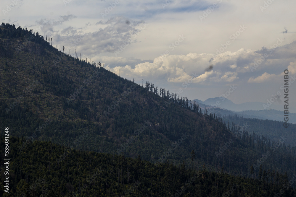 View of mountains