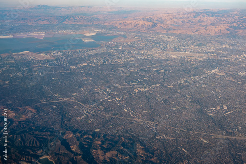 Cupertino from above, Apple headquarters, Cupertino, CA, USA, September 20, 2018