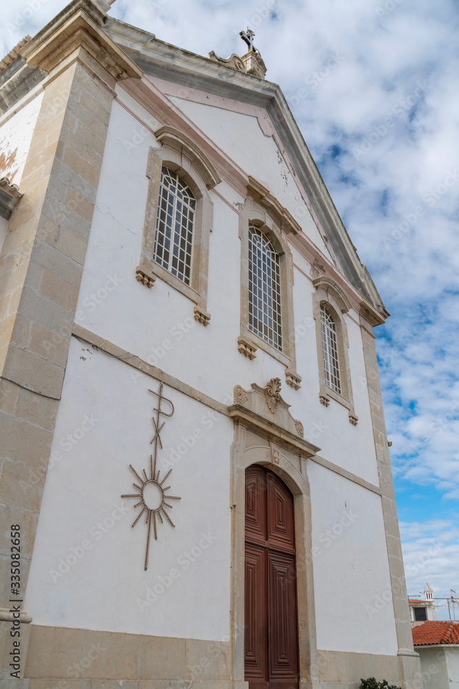 Church Facade in Albufeira, Portugal
