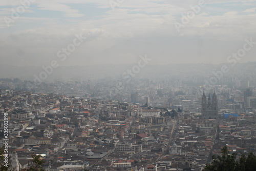 Quito in a cloudy day