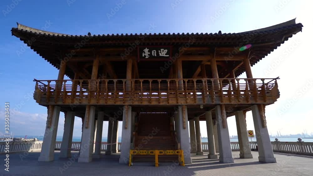 Dec. 23, 2019, Pohang, South Korea: Yeongildae Beach with beautiful landscape Dec. 23, 2019, Pohang, South Korea: Yeongildae Beach with beautiful landscape