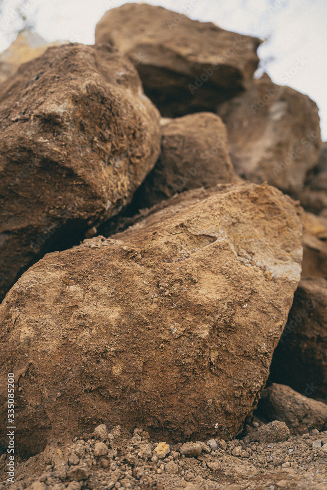Rocas múltiples unas sobre otras tonos cálidos Rocas múltiples unas sobre otras tonos cálidos