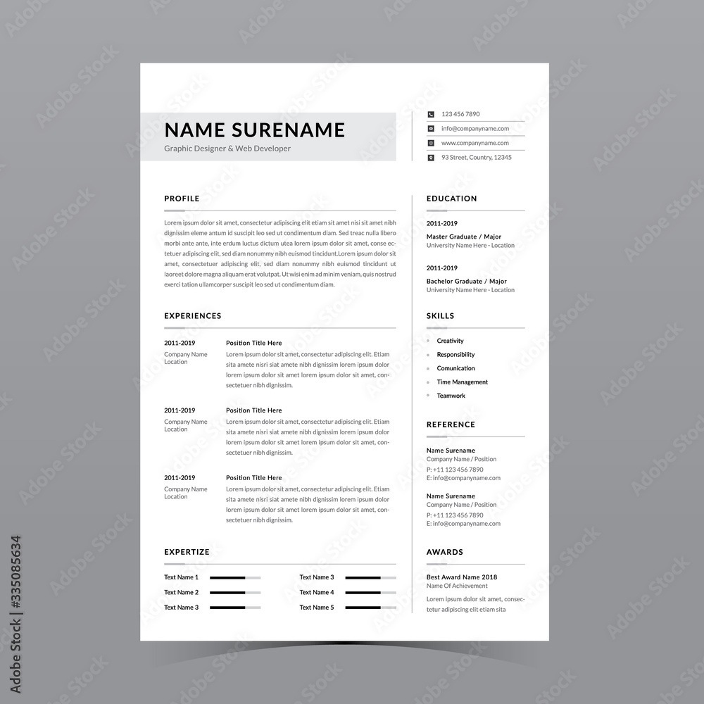 Resume Template Resume Template