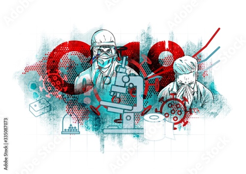 Corona Virus Pandemie Covid-19