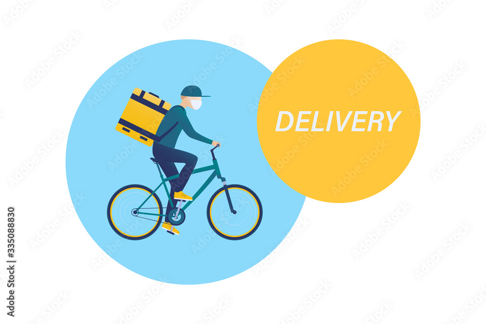 Online order and food or product express delivery concept. Online order and food or product express delivery concept.