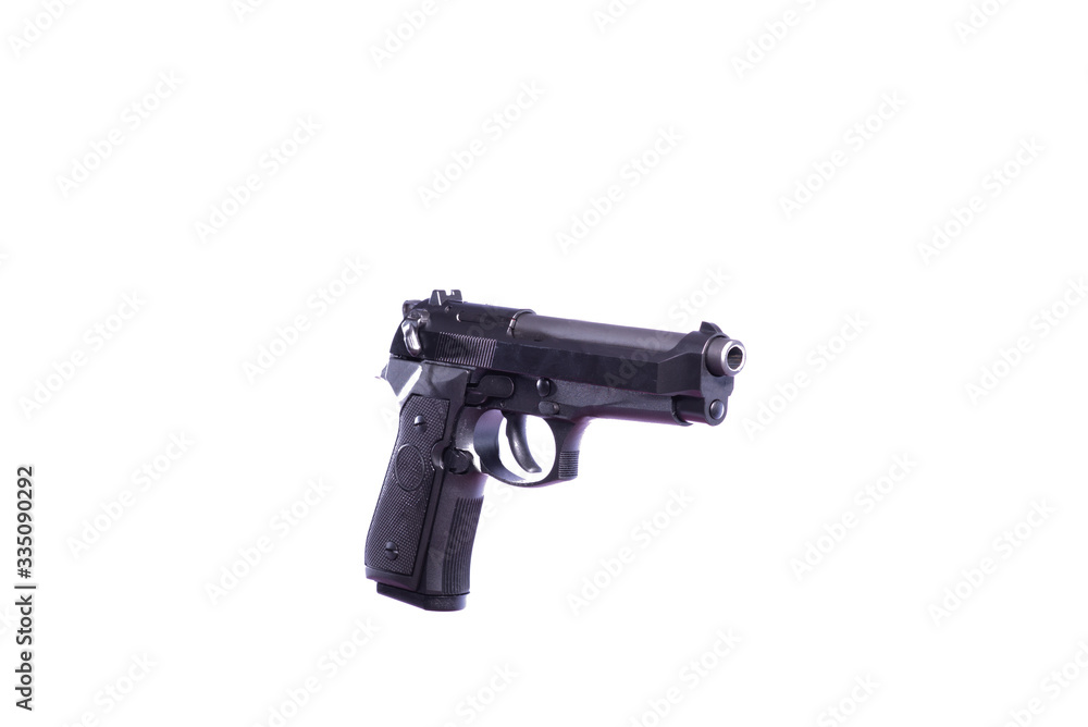 gun isolated on white