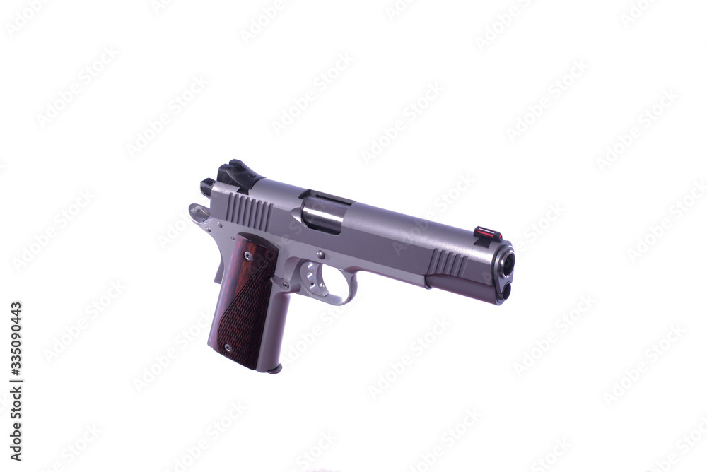 handgun isolated on white background