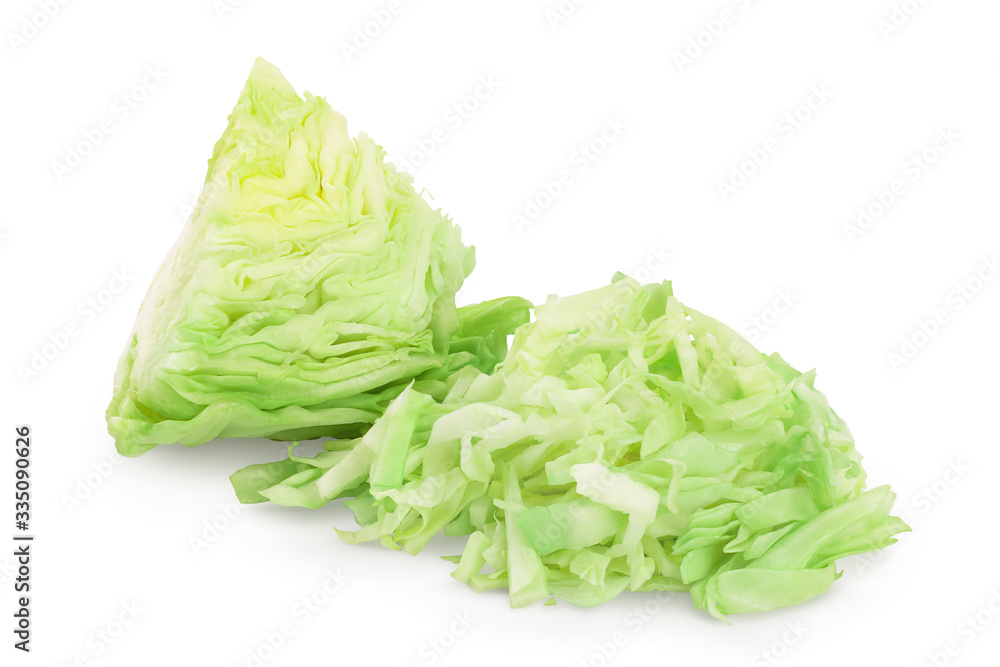 Green cabbage isolated on white background with clipping path and full depth of field. Green cabbage isolated on white background with clipping path and full depth of field.