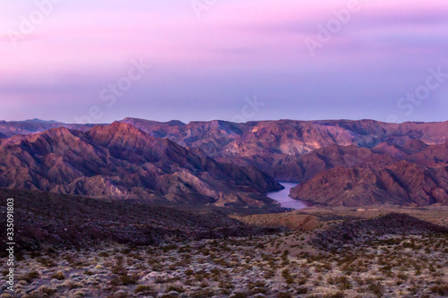 desert sunset red landscape Red Rock Canyon National Conservation Area Nevada’s Mojave