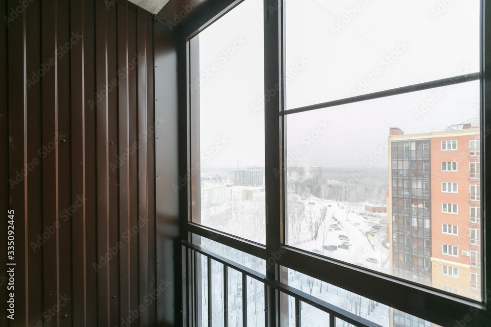 view from the balcony of the apartment building