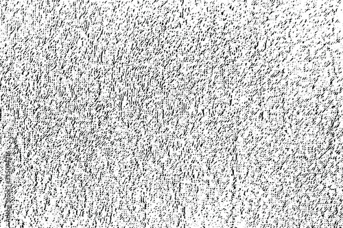 Grunge texture of Terry cloth. Abstract monochrome background with noise, dots and grain. Vector illustration. Overlay template.