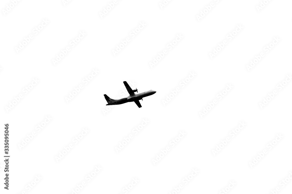 airplane isolated on white background airplane isolated on white background