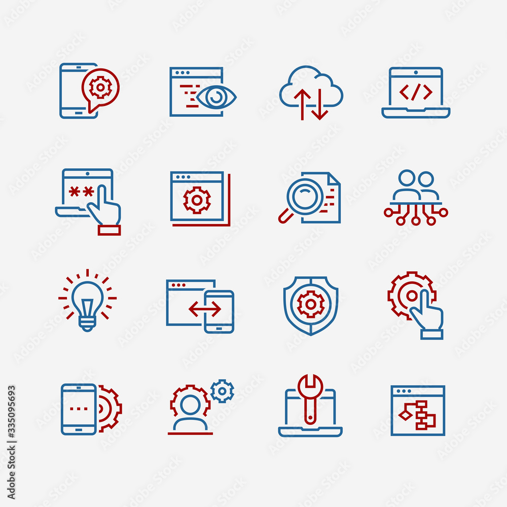 Service Tools Vector icon set
Service Tools Vector icon set