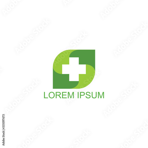 Medical Cross and Health Pharmacy Logo Vector Template