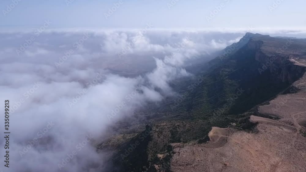 A surprising snapshot of the drone in Aerial view of Salalah, autumn season A surprising snapshot of the drone in Aerial view of Salalah, autumn season