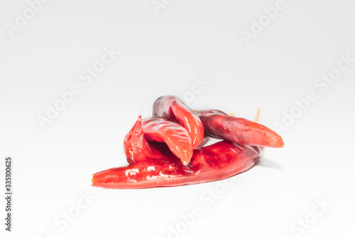 red chilli,dried red chilli.selective focus,selective focus on subject.