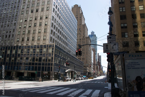 Empty New York City due to Coronavirus