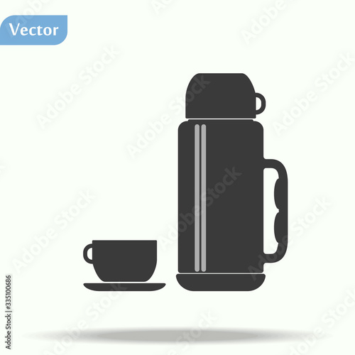 thermo icon vector. thermo sign on white background. thermo icon for web and app