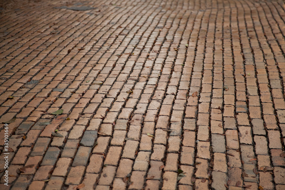 Old pavement of the streets in Savannah, Georgia, USA Old pavement of the streets in Savannah, Georgia, USA
