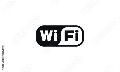 Wireless and wifi icon or sign for remote internet access