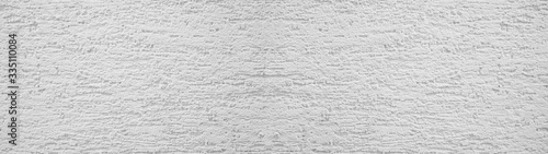 White rough plaster facade texture background banner panorama 