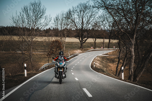 2020 Africa Twin Driving shot 17