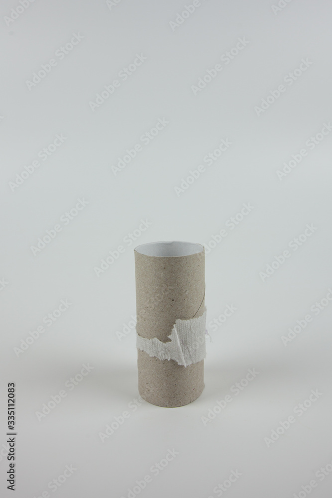 There is no toilet paper. Toilet paper tube There is no toilet paper. Toilet paper tube