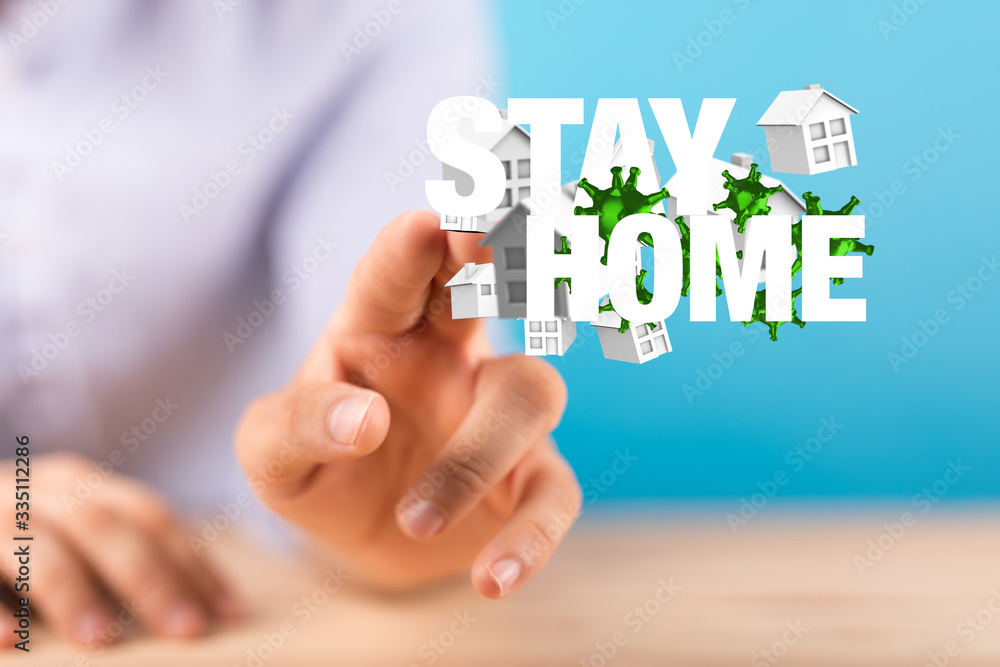 Stay home digital stay safe 3d. Stay home digital stay safe 3d.