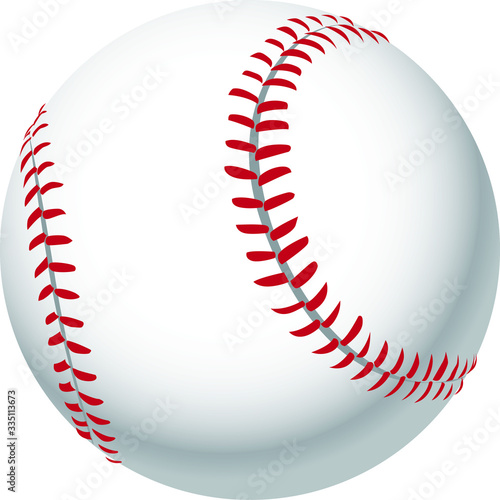 Illustration of Baseball ( ball ), with white background vector