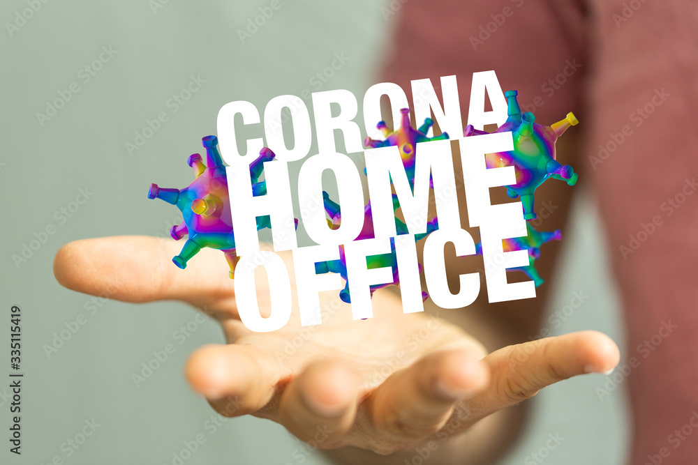 Home office of self quarantine digital. Home office of self quarantine digital.