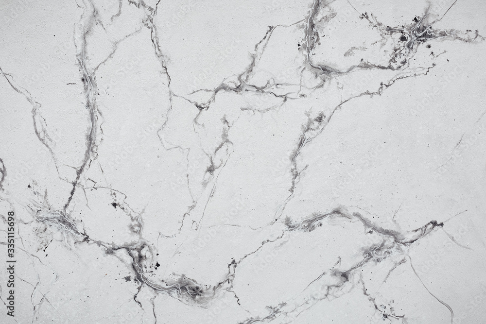 texture white marble painted. Artistic wall paint.