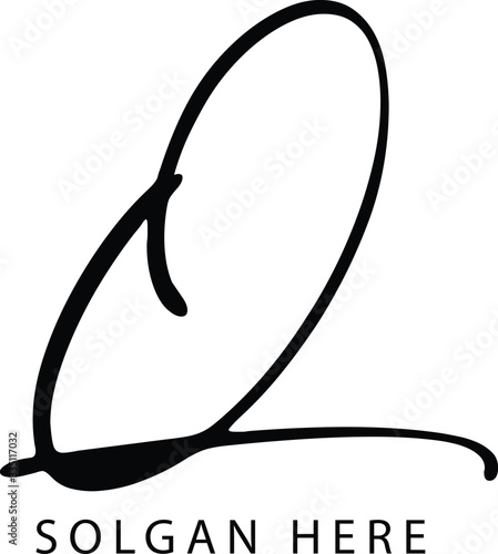 letter Q  logo vector signature design