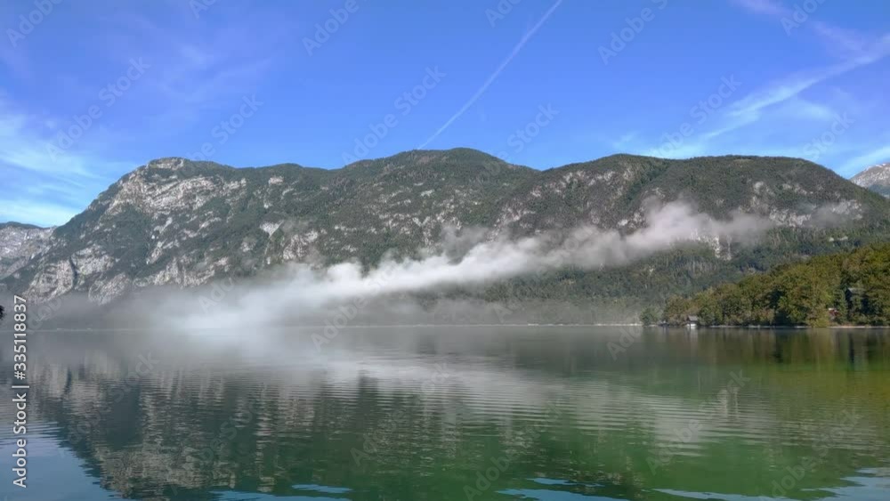 Fall Season at the Lake Bohinj in the Slovenia. Fall Season at the Lake Bohinj in the Slovenia.