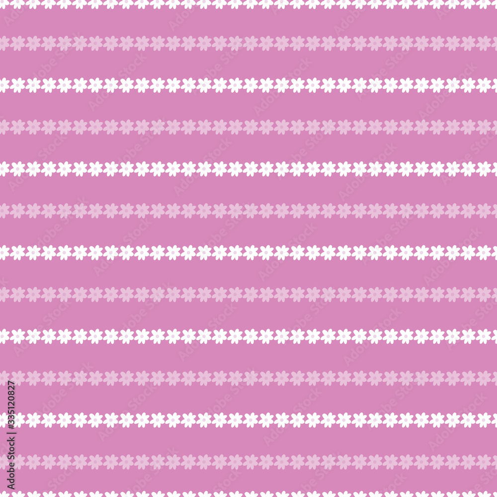 Cute Repeat Daisy Wildflower Pattern with light pink background. Seamless floral pattern. White Daisy. Stylish repeating texture. Repeating texture. Cute Repeat Daisy Wildflower Pattern with light pink background. Seamless floral pattern. White Daisy. Stylish repeating texture. Repeating texture.