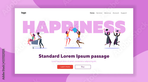 Female friendship set. Women having fun together, drinking in bar, shopping mall. Flat vector illustrations. Old friends, entertainment concept for banner, website design or landing web page