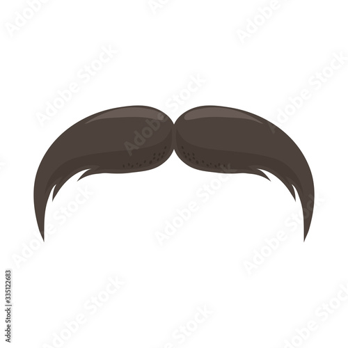 mustache culture traditional cinco de mayo mexican celebration flat style icon