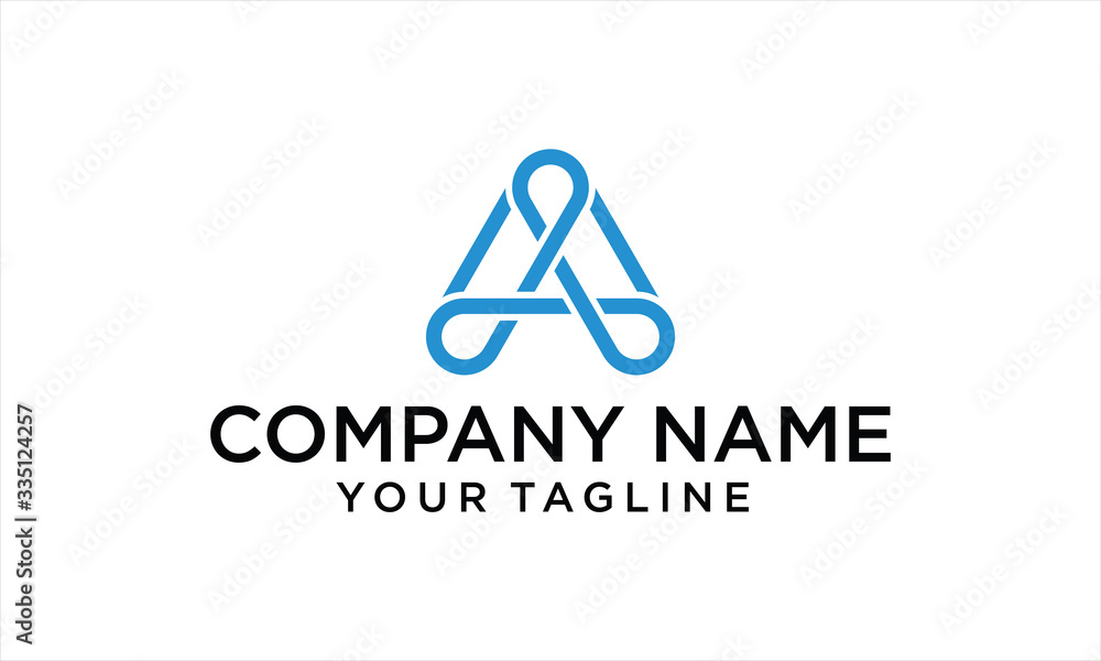 LETTER LOGO ABSTRACT FROM A LETTER LOGO ABSTRACT FROM A