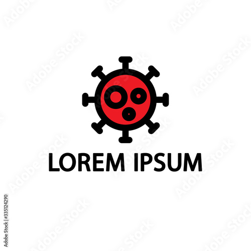 coronavirus line icon, vector illustration