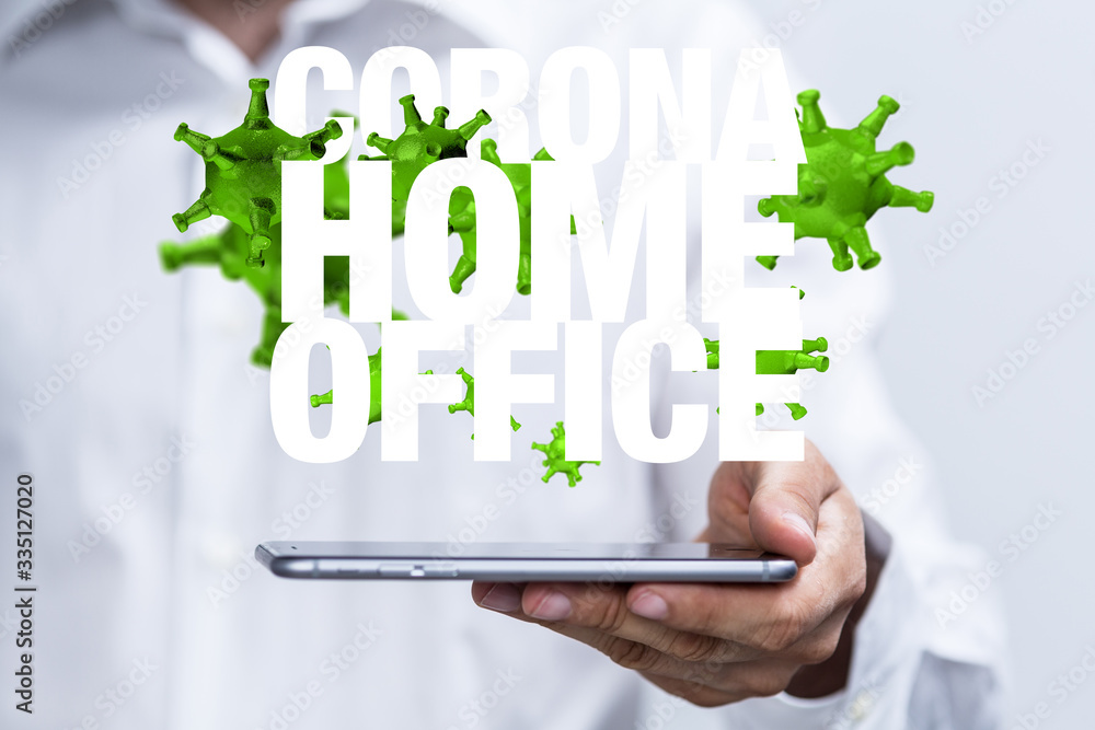 Home office of self quarantine digital. Home office of self quarantine digital.