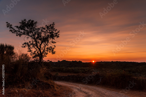 beautiful colourful sunset at portugal © Rubende Antonio