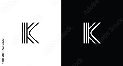 K logo template vector concept