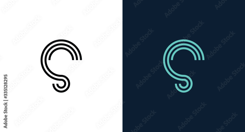 S + Bulb logo template vector concept S + Bulb logo template vector concept