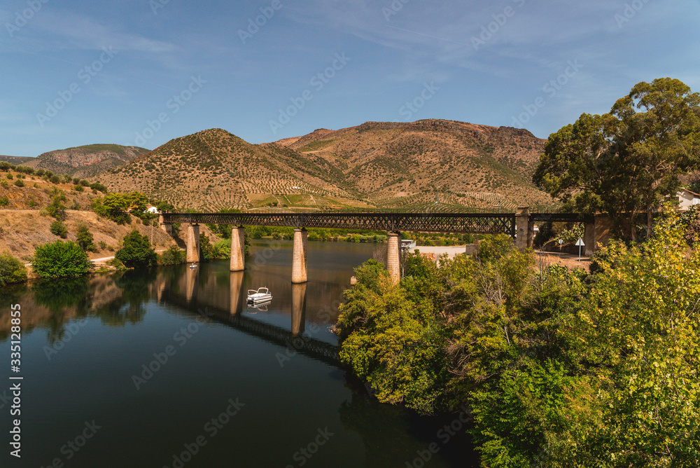 Fototapeta premium Panoramic view of Barca dalva portugal