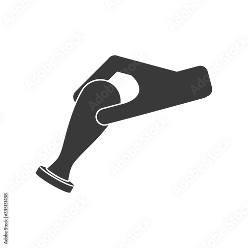Notary Seal Icon Vector