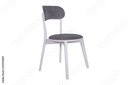 Fototapeta Naklejka Na Ścianę i Meble -  wooden chair isolated on white