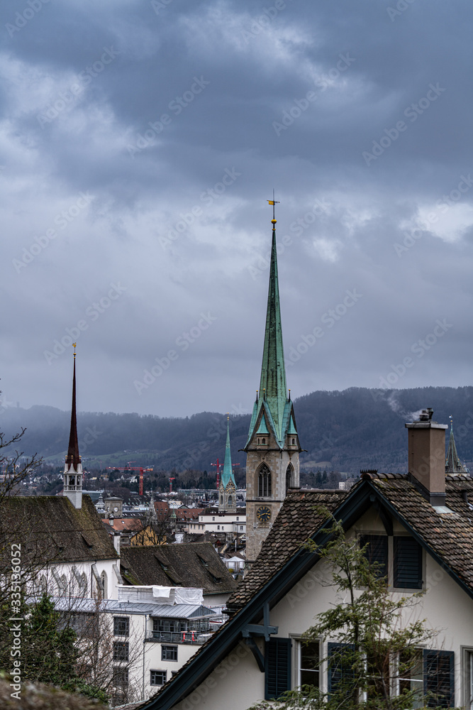 Fototapeta premium Zurich panorama