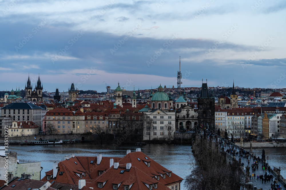 Obraz premium charles bridge in prague